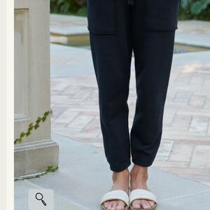 Frank and Eileen Eamon Black Jogger Pants